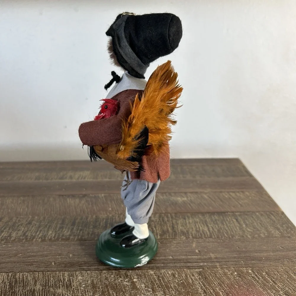 Byers Choice Carolers Pilgrim Turkey Figurine Thanksgiving Holiday Decor 2001